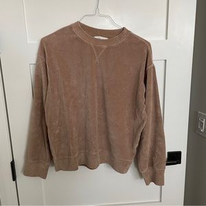 H&M oversize fit corduroy sweater sz S